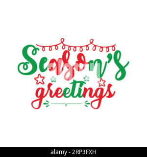 Jahreszeiten Grüße Typografie T-Shirt Design, Heiraten weihnachten Typhografie Vol-3, Heiraten weihnachten Typhografie T-Shirt Design, T-Shirt-Design, Stock Vektor