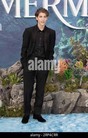 London, Großbritannien. 15. Mai 2023. Jacob Tremblay besucht die Little Mermaid UK Premiere Arrivals am Odeon Luxe Leicester Square in London. Credit: S.A.M./Alamy Live News Stockfoto