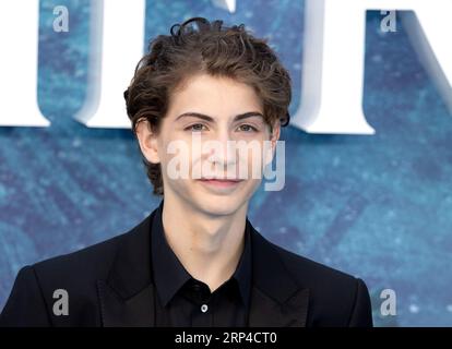 London, Großbritannien. 15. Mai 2023. Jacob Tremblay besucht die Little Mermaid UK Premiere Arrivals am Odeon Luxe Leicester Square in London. Credit: S.A.M./Alamy Live News Stockfoto