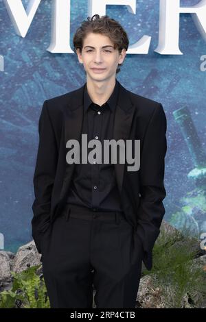 London, Großbritannien. 15. Mai 2023. Jacob Tremblay besucht die Little Mermaid UK Premiere Arrivals am Odeon Luxe Leicester Square in London. Credit: S.A.M./Alamy Live News Stockfoto