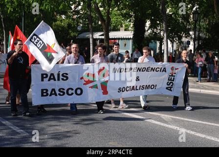 Comemorações do 25 de Abril em Lisboa Stockfoto