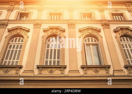 Barocker Palast in der Stadt Keszthely, Zala, Ungarn. Hochwertige Fotos Stockfoto