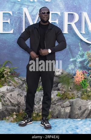 London, Großbritannien. 15. Mai 2023. Stormzy besucht die Little Mermaid UK Premiere Arrivals am Odeon Luxe Leicester Square in London. Credit: S.A.M./Alamy Live News Stockfoto
