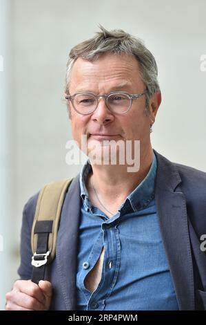 London, England, Großbritannien. September 2023. Berühmtheitskoch HUGH FEARNLEY-WHITTINGSTALL verlässt die BBC Studios, nachdem er am Sonntag mit Laura Kuenssberg (Credit Image: © Thomas Krych/ZUMA Press Wire) NUR REDAKTIONELL VERWENDET wurde! Nicht für kommerzielle ZWECKE! Quelle: ZUMA Press, Inc./Alamy Live News Stockfoto