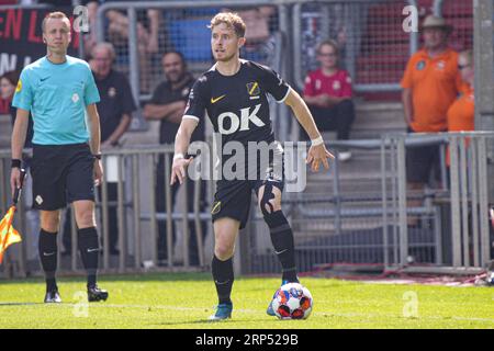 Tilburg, Niederlande. September 2023. TILBURG, NIEDERLANDE - 3. SEPTEMBER: Victor Wernersson vom NAC Breda während des niederländischen Keuken Kampioen Divisie-Spiels zwischen Willem II und NAC Breda im Koning Willem II Stadion am 3. September 2023 in Tilburg, Niederlande. (Foto von Gabriel Calvino Alonso/Orange Pictures) Credit: Orange Pics BV/Alamy Live News Stockfoto