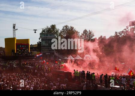 Monza, Italien. September 2023. Ambiente während des Grand Prix der Formel 1 von Pirelli 2023, 14. Runde der Formel-1-Weltmeisterschaft 2023 vom 1. Bis 3. September 2023 auf dem Autodromo Nazionale di Monza in Monza, Italien - Foto Eric Alonso/DPPI Credit: DPPI Media/Alamy Live News Stockfoto