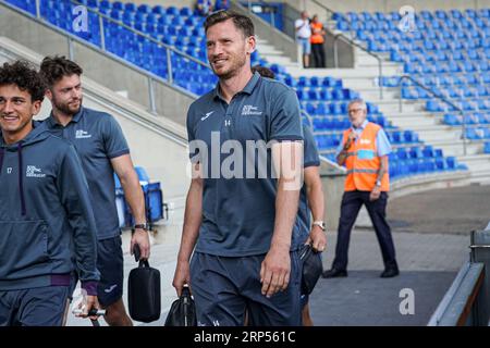 Genk, Belgien. September 2023. GENK, BELGIEN - 3. SEPTEMBER: Jan Vertonghen vom RSC Anderlecht während des belgischen Pro-League-Spiels zwischen KRC Genk und RSC Anderlecht in der Cegeka Arena am 3. September 2023 in Genk, Belgien. (Foto: Jeroen Meuwsen/Orange Pictures) Credit: Orange Pics BV/Alamy Live News Stockfoto