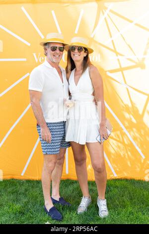 Nimmt am 2. August 2023 an der Veuve Clicquot Labor Day Weekend Brunch Party im Topping Rose House in Bridgehampton, New York, Teil. (Foto von David Warren/SIPA? USA) Credit: SIPA USA/Alamy Live News Stockfoto