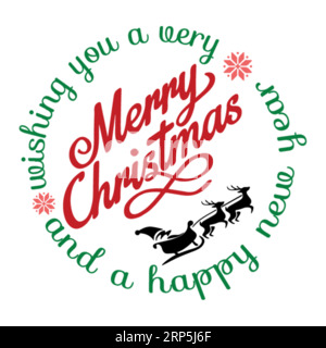 Christmass Tshirt Design Vektor, weihnachten Typografie, Weihnachten Typografie T-Shirt Design, weihnachten Vektor Stock Vektor