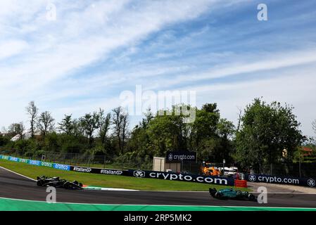 Monza, Italien. September 2023. Fernando Alonso (ESP) Aston Martin F1 Team AMR23. Formel-1-Weltmeisterschaft, großer Preis von Italien, Renntag 15, Sonntag, 3. September 2023. Monza Italien. Quelle: James Moy/Alamy Live News Stockfoto