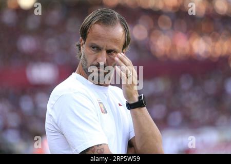 Turin, Italien. September 2023. Alberto Gilardino (Cheftrainer Genua CFC) während des FC Turin gegen Genua CFC, italienisches Fußballspiel der Serie A in Turin, Italien, 3. September 2023 Credit: Independent Photo Agency/Alamy Live News Stockfoto