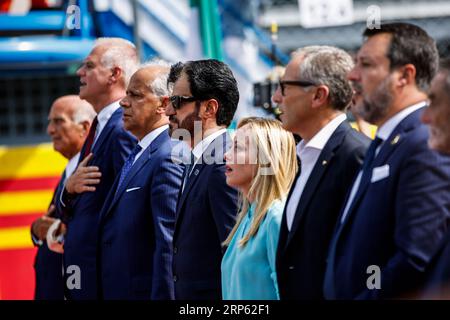 BEN SULAYEM Mohammed (vae), Präsident der FIA, Portrait während des Formel-1-Grand-Premio d’Italia-Grand-Prix 2023, 14. Runde der Formel-1-Weltmeisterschaft 2023 vom 1. Bis 3. September 2023 auf dem Autodromo Nazionale di Monza in Monza, Italien - Foto DPPI Stockfoto