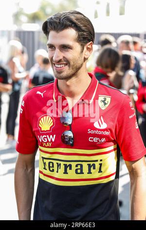 Monza, Italien. September 2023. Antonio Giovinazzi (ITA, Scuderia Ferrari), F1 Grand Prix von Italien beim Autodromo Nazionale Monza am 1. September 2023 in Monza, Italien. (Foto von HIGH TWO) Credit: dpa/Alamy Live News Stockfoto