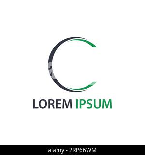 Vektor für Buchstaben des C-Logos Stock Vektor