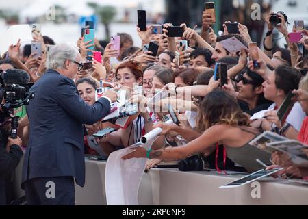 Venedig, Italien. September 2023. David Fincher nahm am 80. Filmfestival von Venedig (Mostra) am 3. September 2023 an der Killer Premiere in Venedig Teil. Foto von Aurore Marechal/ABACAPRESS.COM Credit: Abaca Press/Alamy Live News Stockfoto