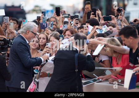 Venedig, Italien. September 2023. David Fincher nahm am 80. Filmfestival von Venedig (Mostra) am 3. September 2023 an der Killer Premiere in Venedig Teil. Foto von Aurore Marechal/ABACAPRESS.COM Credit: Abaca Press/Alamy Live News Stockfoto