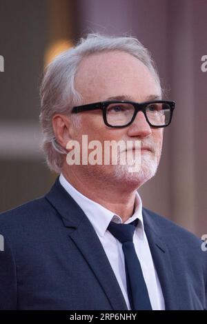 Venedig, Italien. September 2023. David Fincher nahm am 80. Filmfestival von Venedig (Mostra) am 3. September 2023 an der Killer Premiere in Venedig Teil. Foto von Aurore Marechal/ABACAPRESS.COM Credit: Abaca Press/Alamy Live News Stockfoto