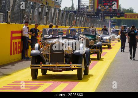 Monza, Italien. September 2023. Yuki Tsunoda aus Japan fuhr den (22) Scuderia AlphaTauri AT04 Honda RBPT während der Formel 1 Pirelli GP d'Italia. Quelle: Alessio Morgese/Alessio Morgese/Emage/Alamy Live News Stockfoto