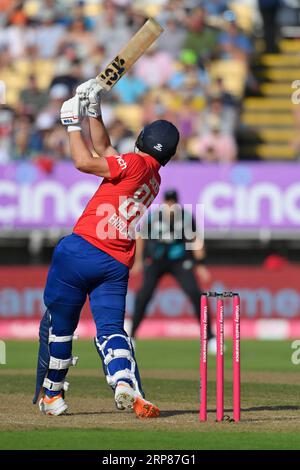 Birmingham 3. September : will Jacks of England in Batting Action während der dritten Vitality T20 International England Men gegen New Zealand Men in Edgbaston am 2023. September Birmingham England . Stockfoto