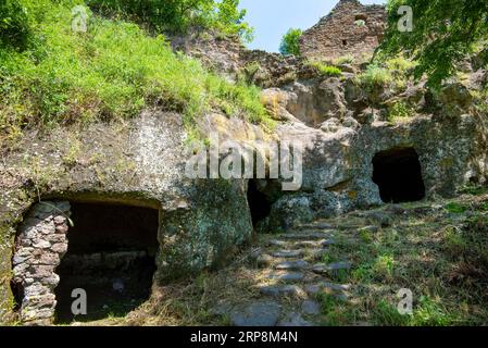 Ruinen von Antica Monterano - Italien Stockfoto