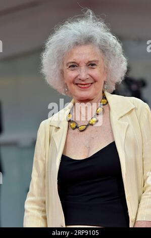 Venedig, Italien. September 2023. Marisa Paredes besucht einen roten Teppich für den Film „The Killer“ beim 80. Internationalen Filmfestival von Venedig am Sonntag, den 3. September 2023 in Venedig. Foto von Rocco Spaziani/UPI Credit: UPI/Alamy Live News Stockfoto