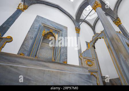 Sultanbad im Topkapi Palace Harem. Istanbul, Türkei Stockfoto