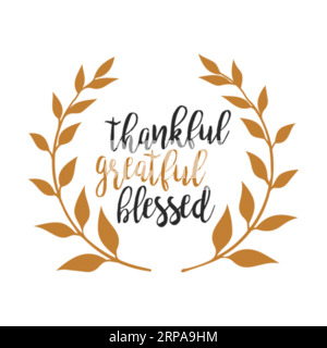 Danke, Typografie-T-Shirt-Design, T-Shirt-Print, Freebie SVG, T-Shirt-Design, T-Shirt-Design mit Schriftzug Stock Vektor