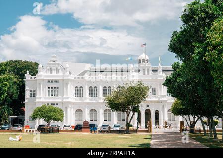 Penang, Malaysia - 7. Juli 2023: Georgetown Penang City Hall Stockfoto