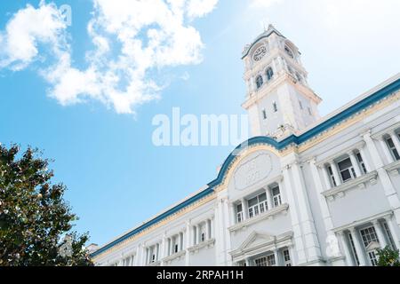 Penang, Malaysia - 7. Juli 2023 : Malayan Railway Building Georgetown Stockfoto