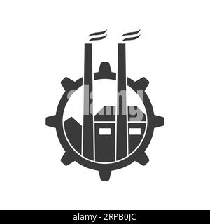 Getriebesymbol für Industriemechanik Stock Vektor