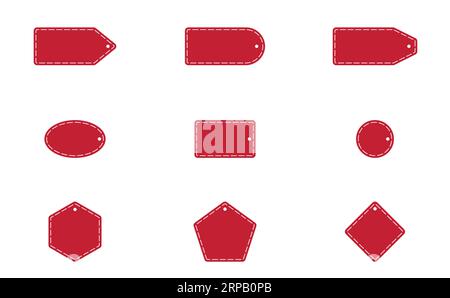 Leeres Preisschild-Label-Banner Stock Vektor