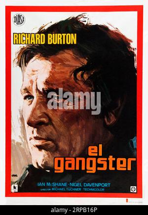 RICHARD BURTON in VILLAIN (1971) unter der Regie von MICHAEL TUCKER. ANGLO-EMI / Album Stockfoto