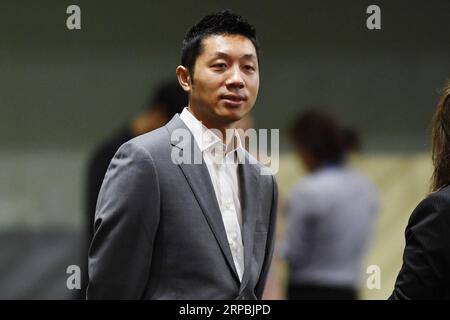 PyeongChang, Republik Korea. September 2023. Xu Xin Tischtennis : Asiatische Tischtennis-Meisterschaften 2023 im Pyeongchang Dome in Pyeongchang, Republik Korea. Quelle: Itaru Chiba/AFLO/Alamy Live News Stockfoto