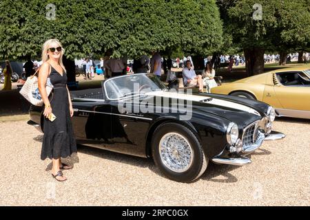 1955 Maserati A6GCS Frua Spider Best of Show im Concours of Elegance im Hampton Court Palace London UK 2023 Stockfoto