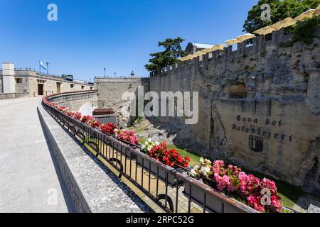 SAN MARINO, 5. JULI 2022 - Crossbowmen's Quarry (Cava dei Balestrieri) in San Marino, Europa Stockfoto