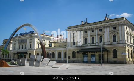 Platz des Hauptbahnhofs Stockfoto