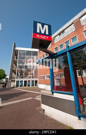 Waterlooplein U-Bahn-Station neben nationale Opera & Ballet, Amsterdam, Niederlande Stockfoto