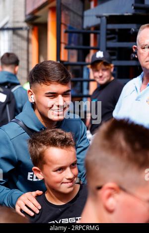 VOLENDAM, NIEDERLANDE - 3. SEPTEMBER: Manfred Ugalde (FC Twente) beim Eredivisie-Spiel des FC Volendam und des FC Utrecht im Kras-Stadion am September Stockfoto