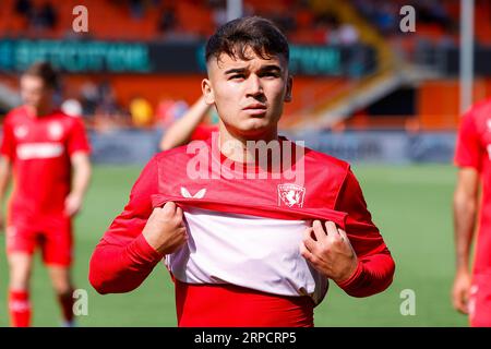 VOLENDAM, NIEDERLANDE - 3. SEPTEMBER: Manfred Ugalde (FC Twente) beim Eredivisie-Spiel des FC Volendam und des FC Utrecht im Kras-Stadion am September Stockfoto