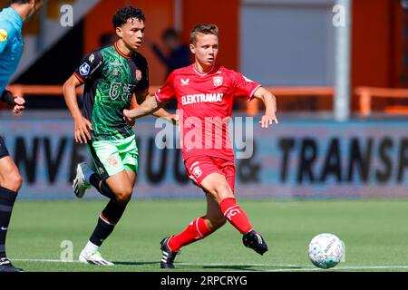 VOLENDAM, NIEDERLANDE - 3. SEPTEMBER: Mathias Kjolo (FC Twente) beim Eredivisie-Spiel des FC Volendam und des FC Utrecht im Kras-Stadion am September Stockfoto