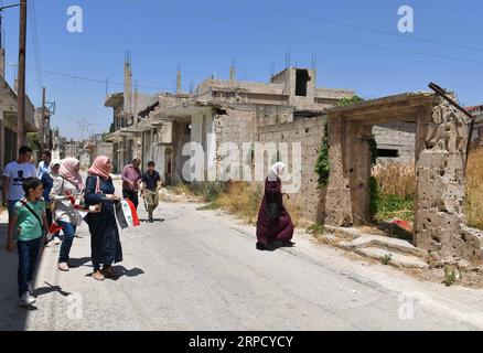 (190716) ALQUSAYR, 16. Juli 2019 Wael alMasri, 48, steht in