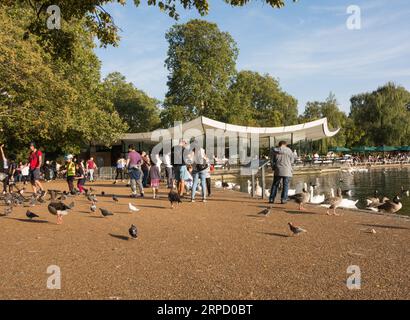 The Dell Restaurant neben dem Serpentine in Hyde Park, City of Westminster, London, England, Großbritannien Stockfoto