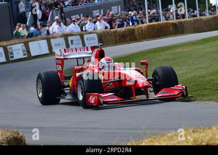 Marc Gene, Sebastian Czubala, Ferrari F60, Grand-Prix-Größen, Grand-Prix-Größen, Grand-Prix-Fahrzeuge aus rein fossilen, mechanisch getriebenen Kraftstoffen Stockfoto