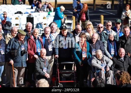 (190720) -- CANBERRA, 20. Juli 2019 -- ehemalige Mitarbeiter treffen sich am 20. Juli 2019 auf der Honeysuckle Creek Tracking Station in Canberra, Australien. Am Samstag jährt sich zum 50. Mal die Mondlandung durch Menschen. Vor fünfzig Jahren, als Apollo 11 zum ersten Mal Menschen auf dem Mond landete, war Honeysuckle Creek eine von drei Hauptstationen, die eine Live-Übertragung des Ereignisses ermöglichten, indem sie das Bild und den Ton von Neil Armstrong empfing und übertraf, als er auf die Oberfläche des Mondes trat. 50 Jahre später: Apollo Dream still Inspiring) AUSTRALIA-CANBERRA-APOLLO-ANNIVERSARY LiuxChang Stockfoto