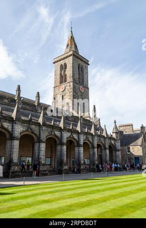 Die St. Salvator’s Chapel ist eine von zwei Kollegiatkapellen der University of St Andrews in Fife, Schottland Stockfoto