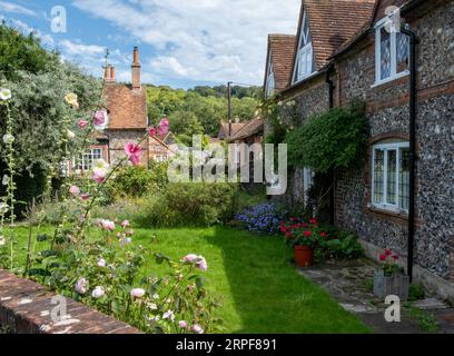Englischer Garten in Hambleden, Buckinghamshire Stockfoto