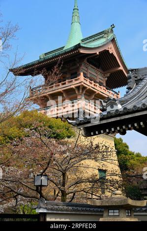 Der Daiunin Tempel mit majestätischer Pagode, Kyoto JP Stockfoto