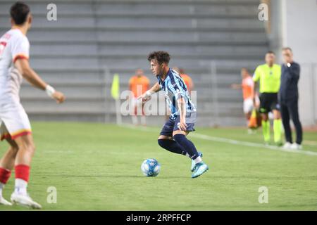 Padua, Italien. September 2023. Mattia Tordini von Calcio Lecco 1912 während des Spiels der Serie B zwischen Lecco und Catanzaro im Stadio Euganeo am 3. September 2023 in Padua (Foto: Matteo Bonacina/LiveMedia) Credit: Independent Photo Agency/Alamy Live News Stockfoto