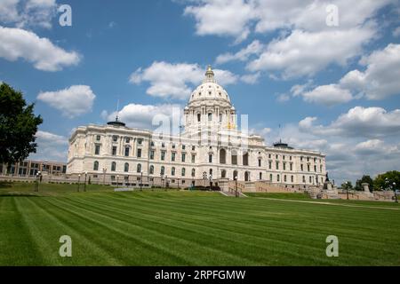 St. Paul, Minnesota. Das Gebäude des State Capitol Stockfoto