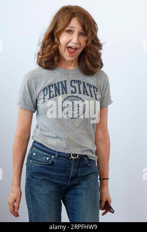 Valerie Lemercier beim Photocall zum Kinofilm „Coup de chancet“ auf der Biennale di Venezia 2023 / 80. Internationale Filmfestspiele von Venedig im Palazzo del Casino. Venedig, 04.09.2023 Stockfoto